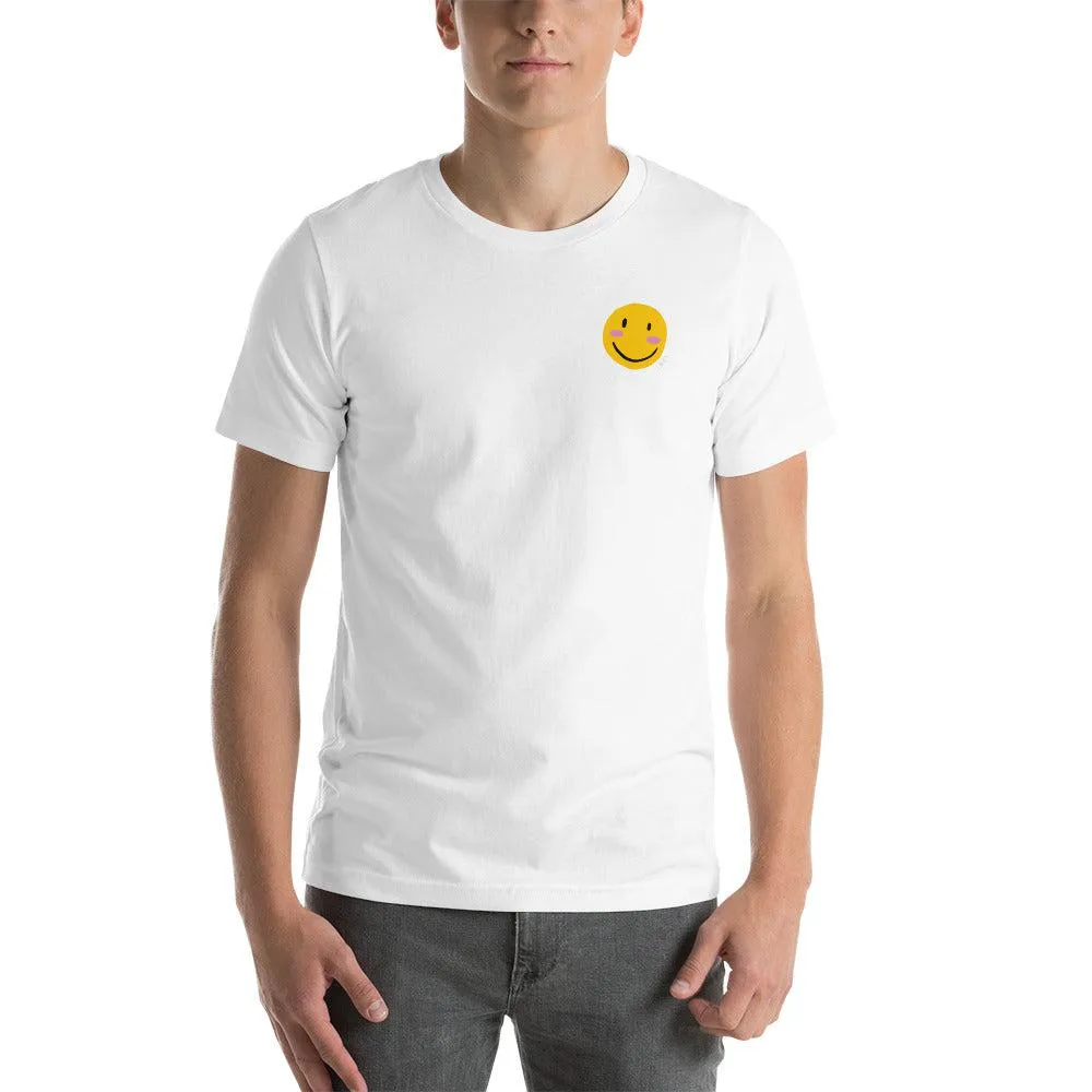 Laugh. Dance. Smile Tee- White
