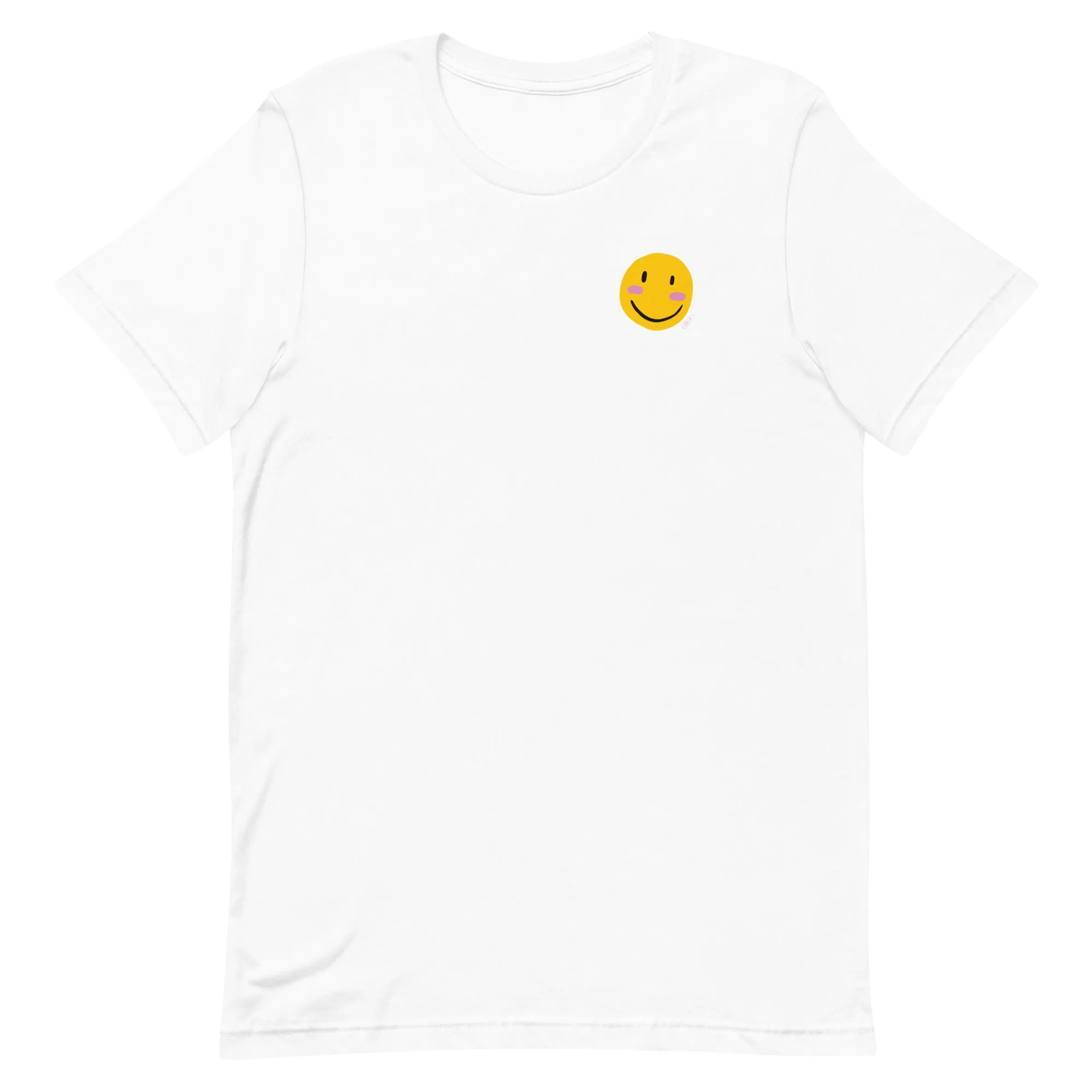 Laugh. Dance. Smile Tee- White