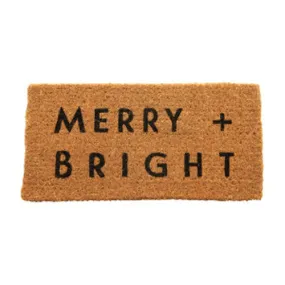 Merry   Bright Doormat *in store pickup only