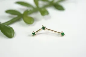 MODERN MOOD ASTERA 3 FACETED GEMSTONE