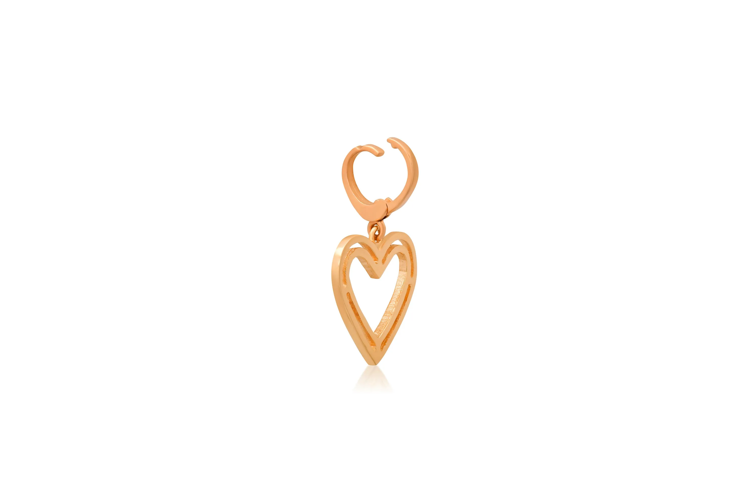 Outline Heart Charm