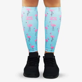 Pink Flamingos Compression Leg Sleeves