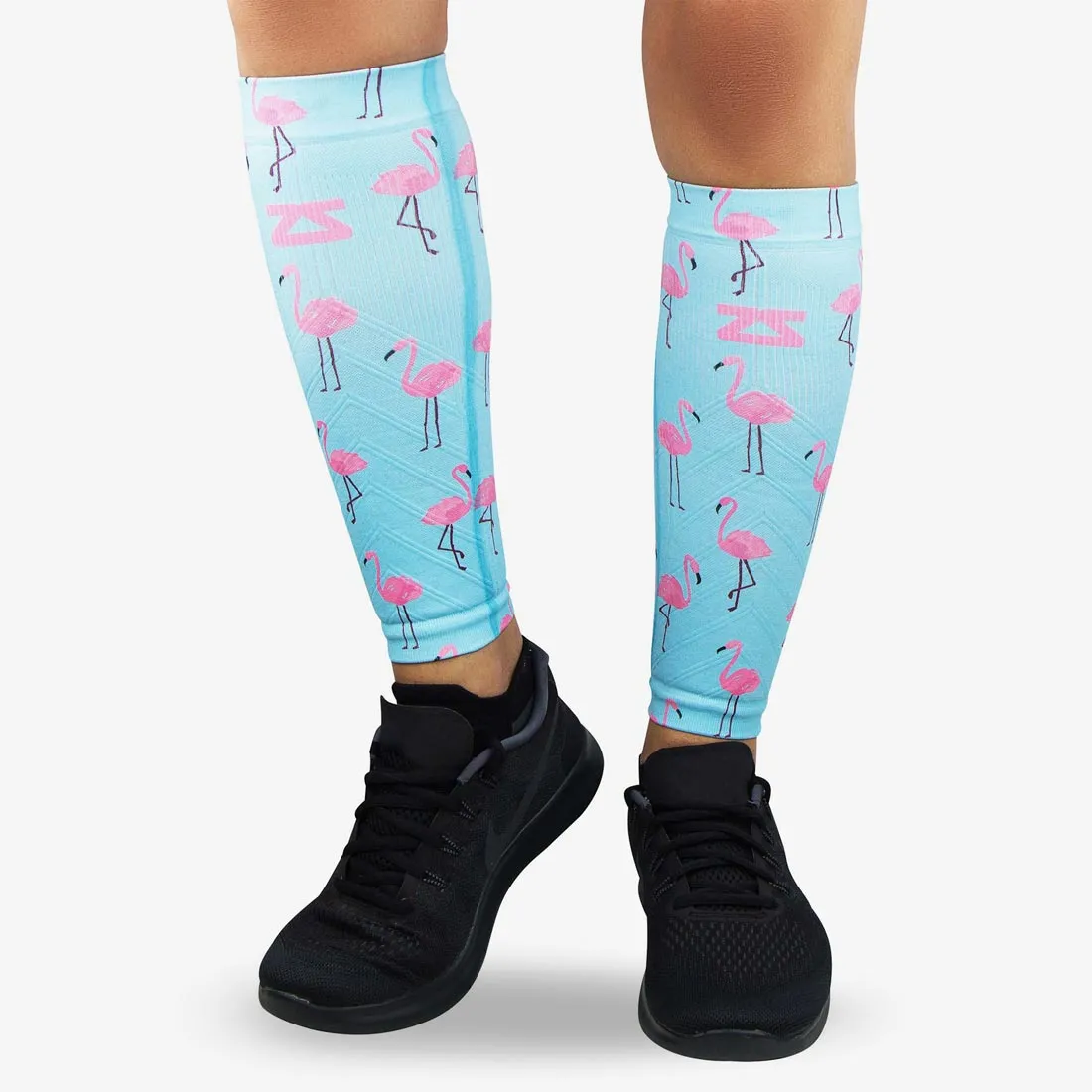 Pink Flamingos Compression Leg Sleeves