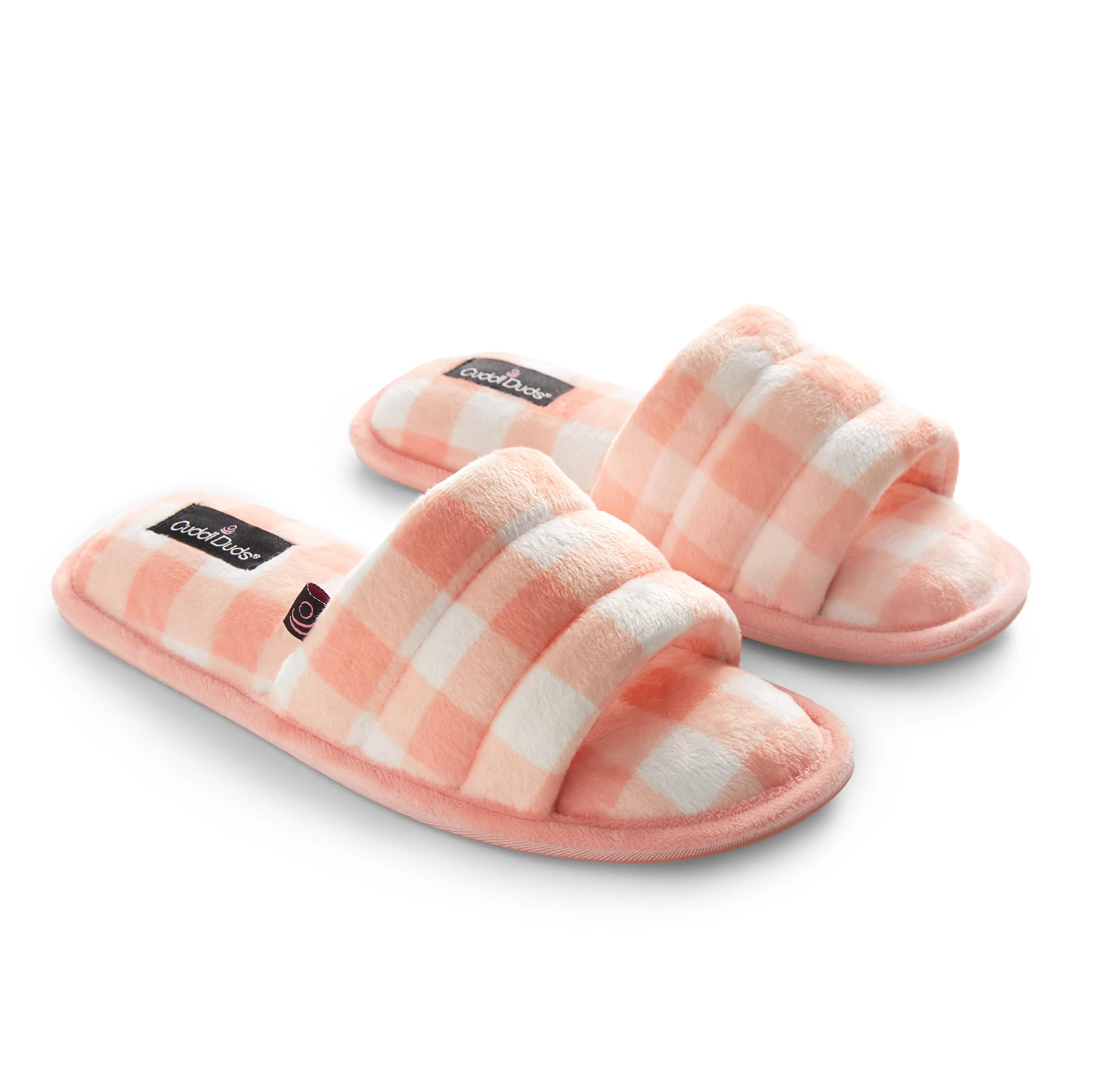 Puffy Velour Slide Slipper