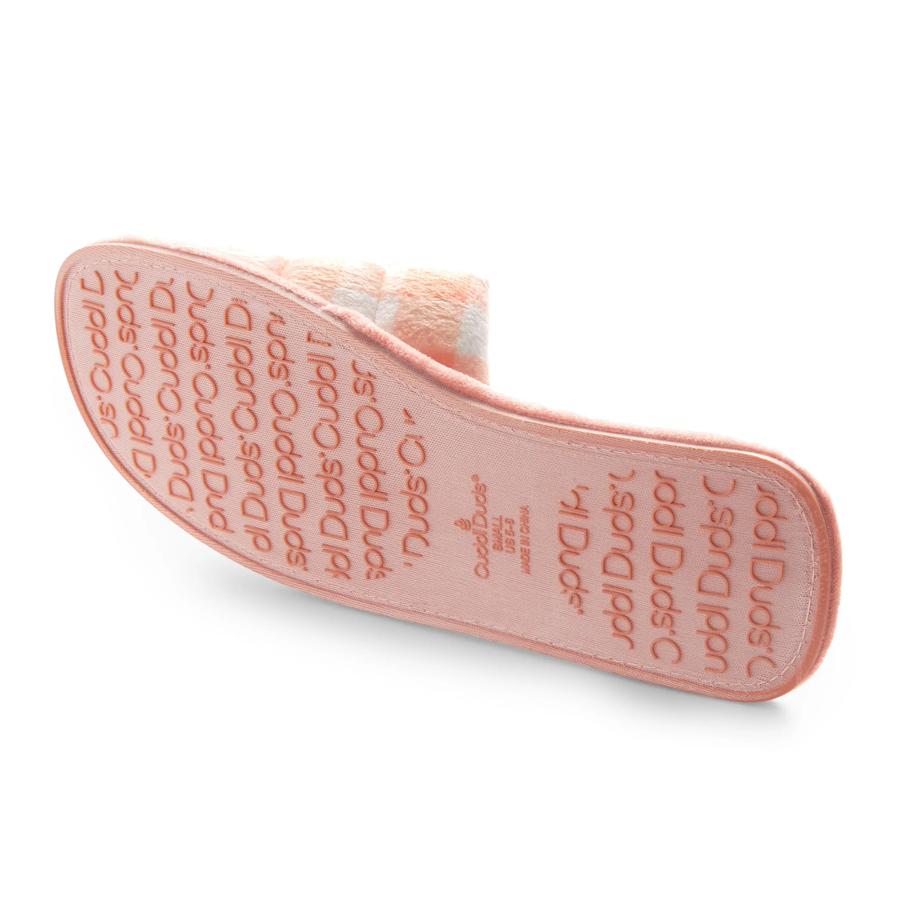 Puffy Velour Slide Slipper
