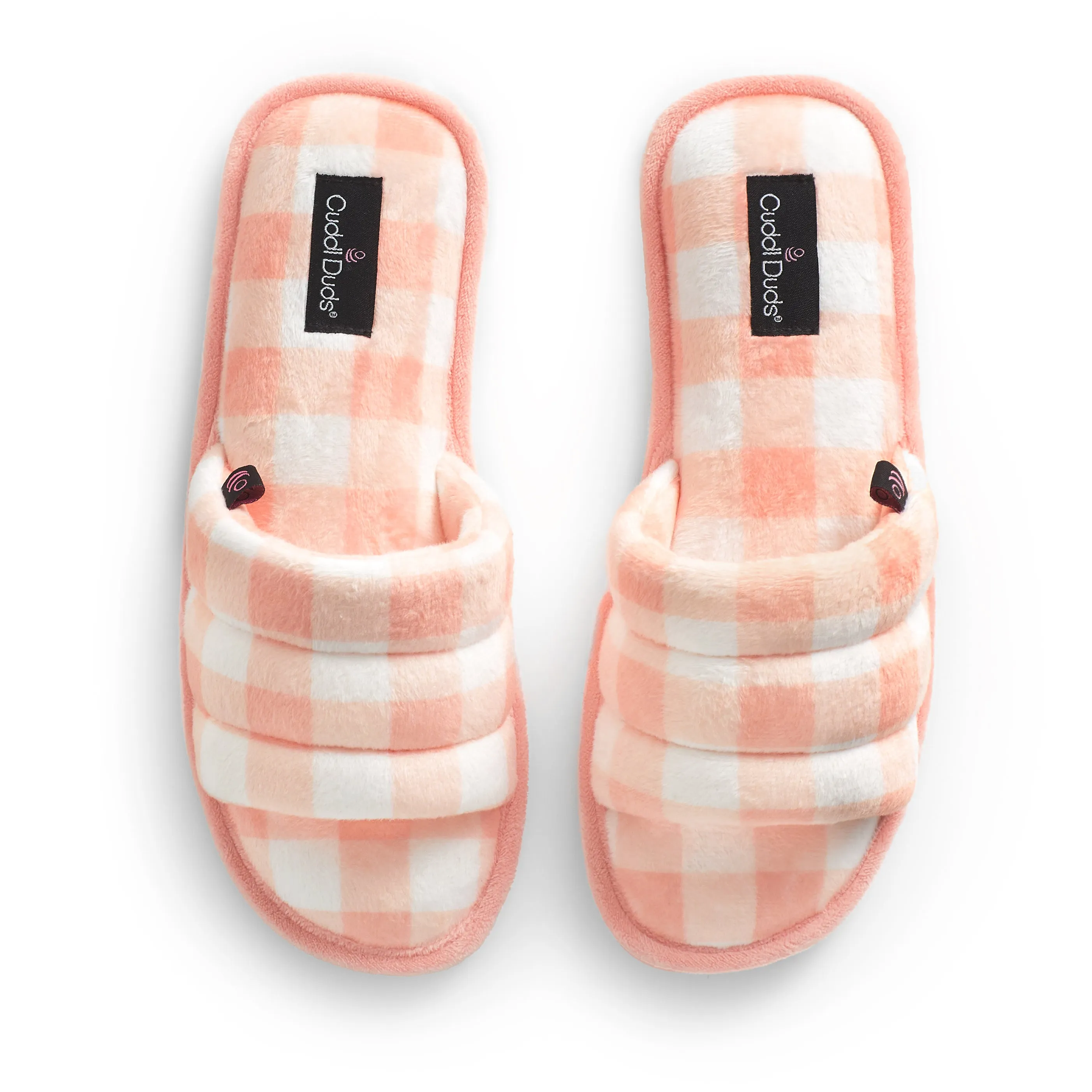 Puffy Velour Slide Slipper