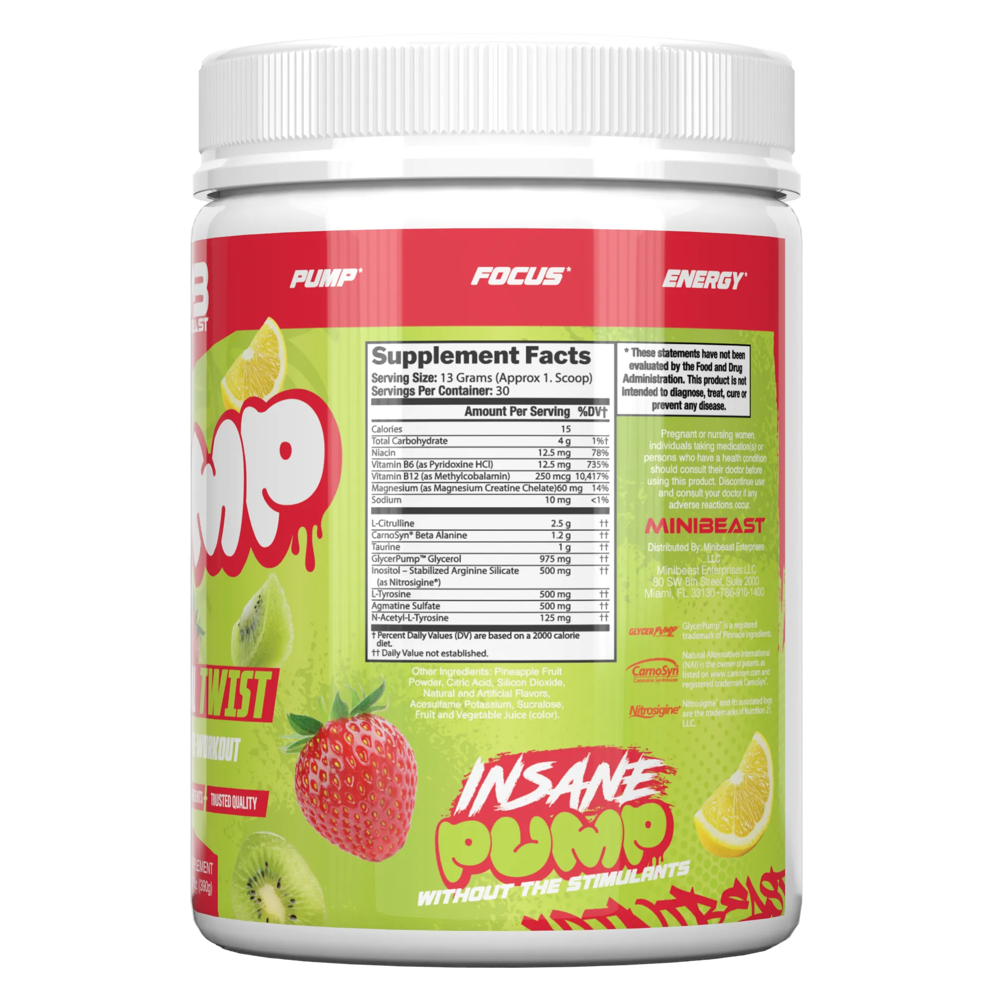 Pump Pre-Workout Stack
