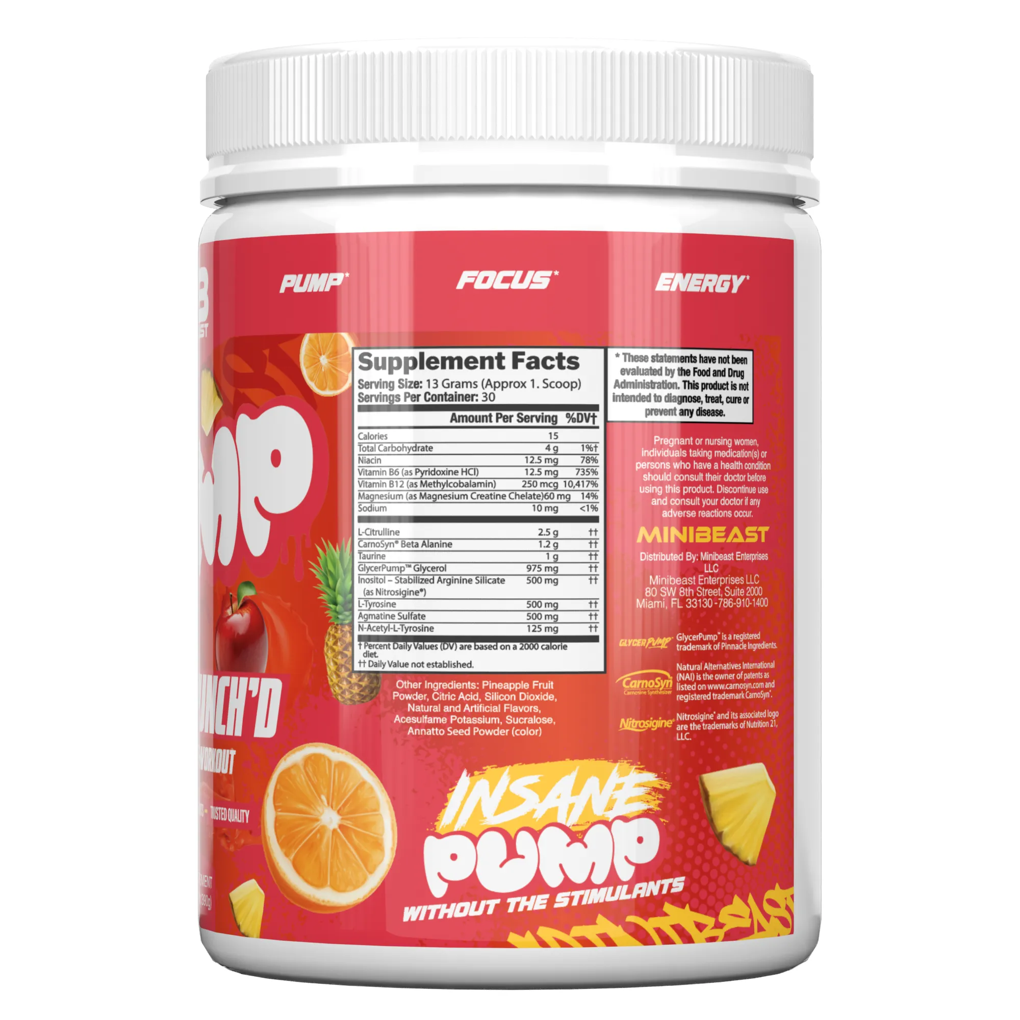 Pump Pre-Workout Stack
