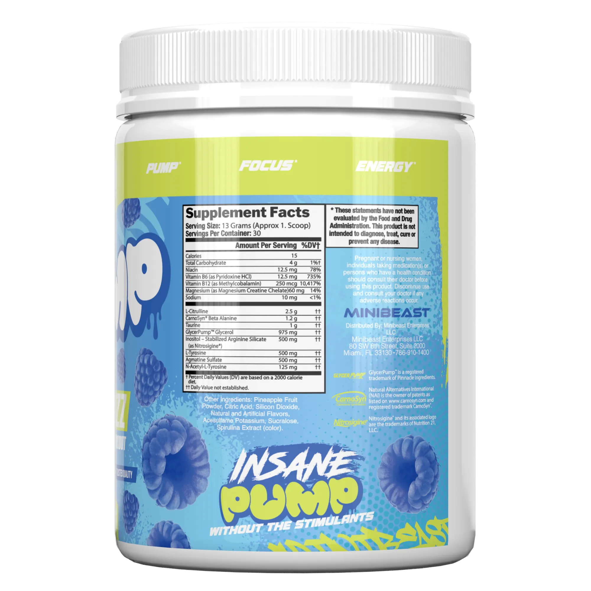 Pump Pre-Workout Stack