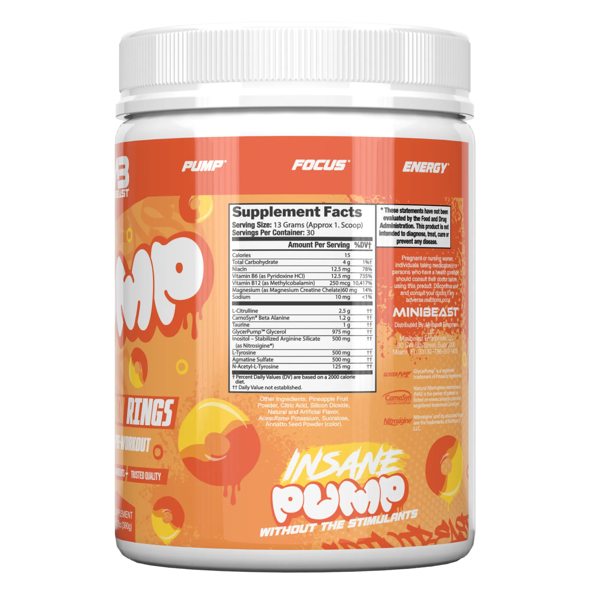 Pump Pre-Workout Stack