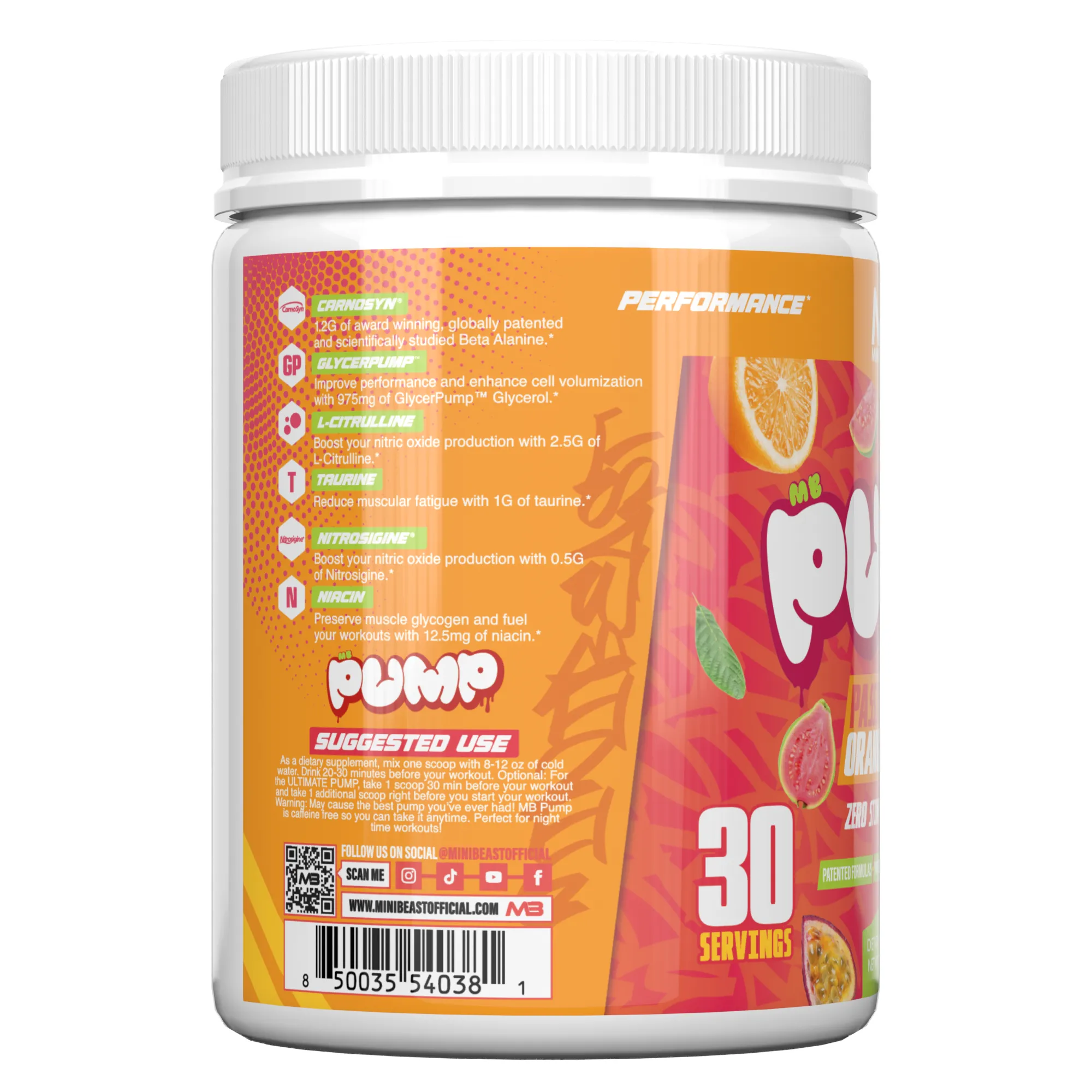 Pump Pre-Workout Stack