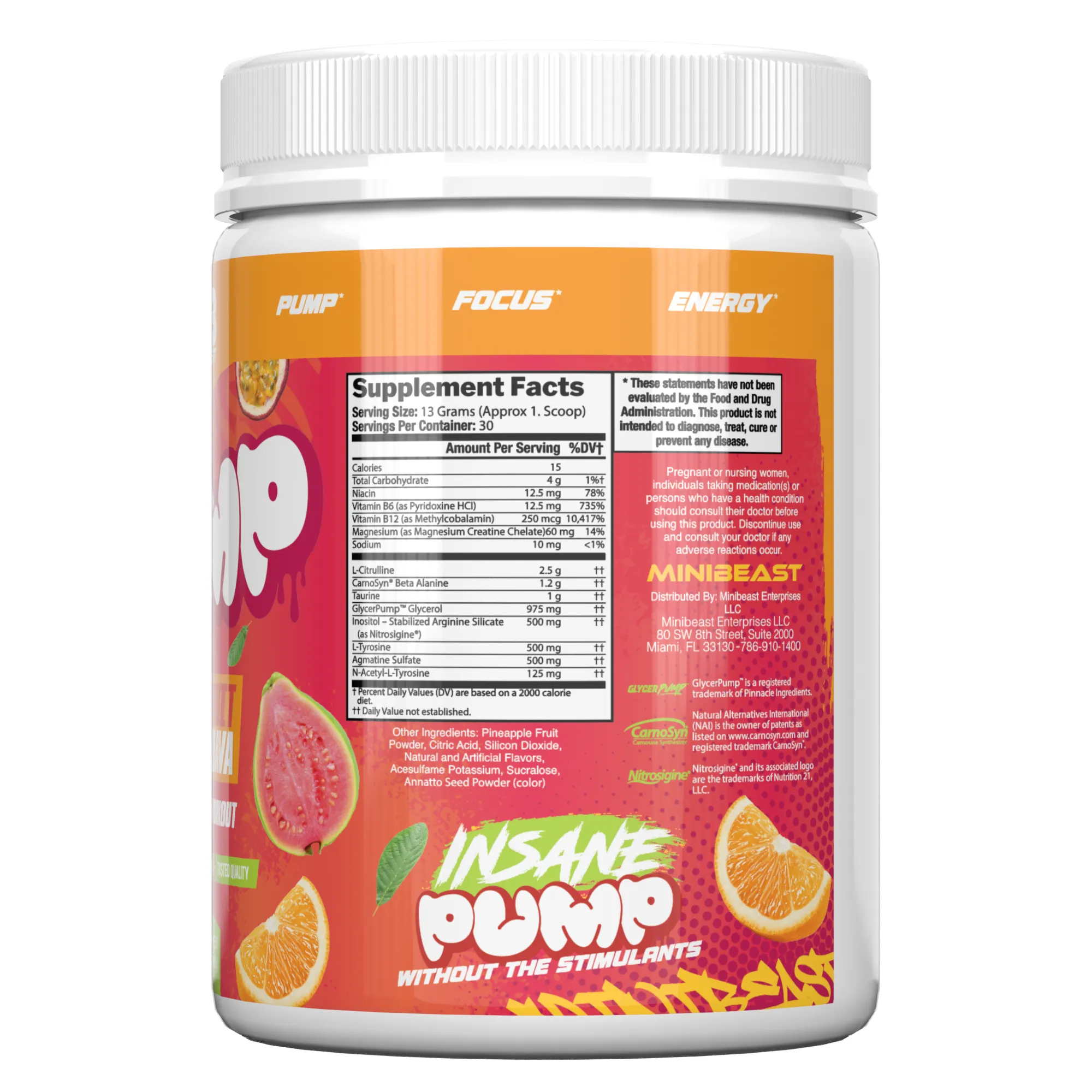 Pump Pre-Workout Stack