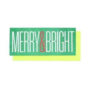 "Merry & Bright" Card