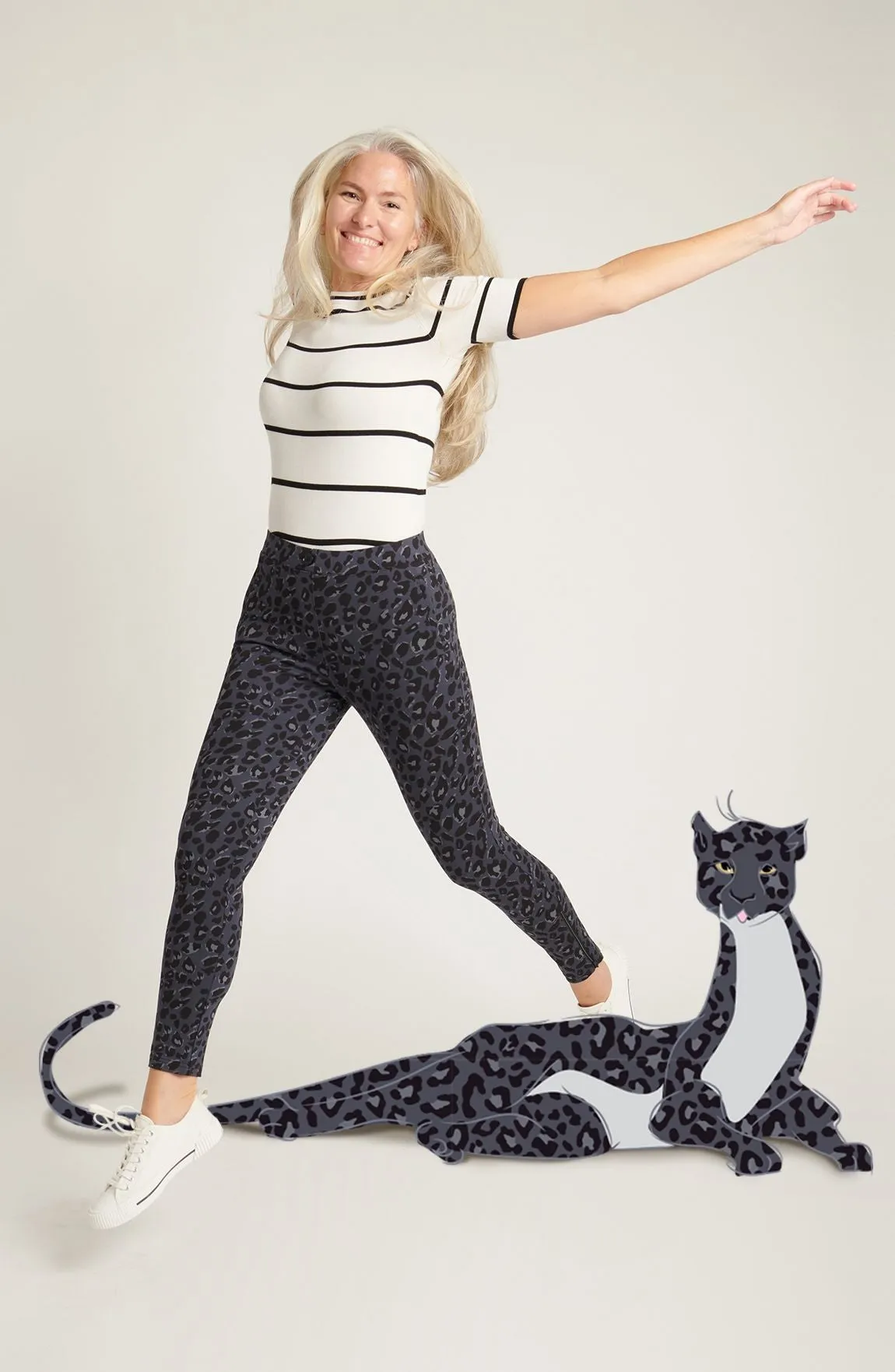 Skinny-Leg | Pencil Dress Pant Yoga Pants (Jaguar)