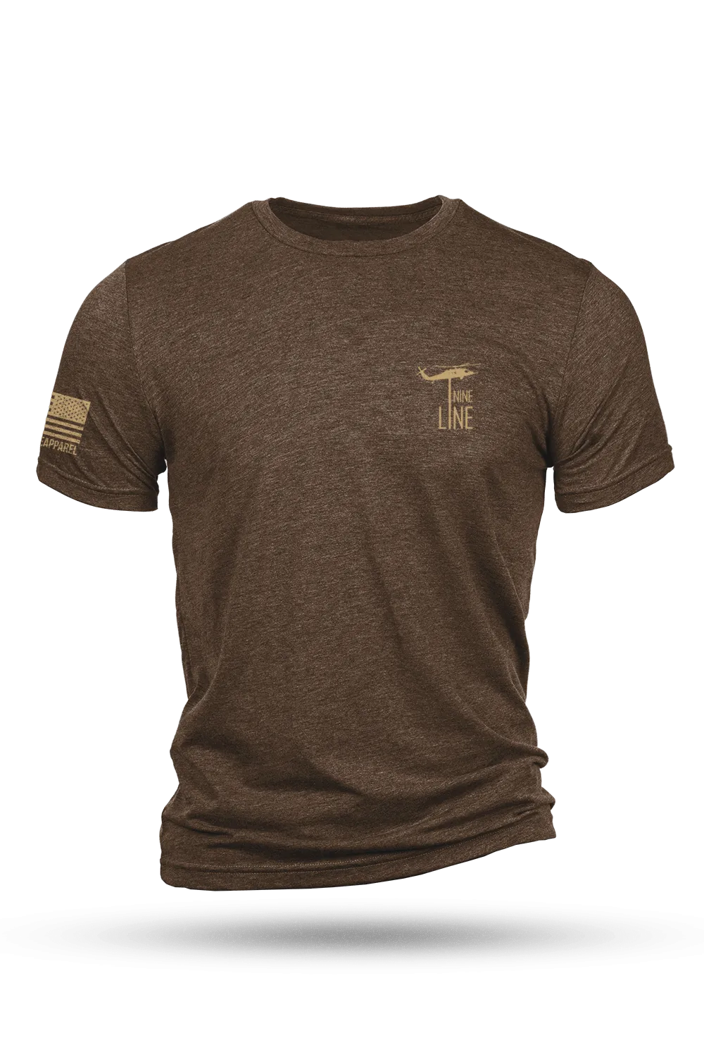Tan Dropline Logo - T-Shirt