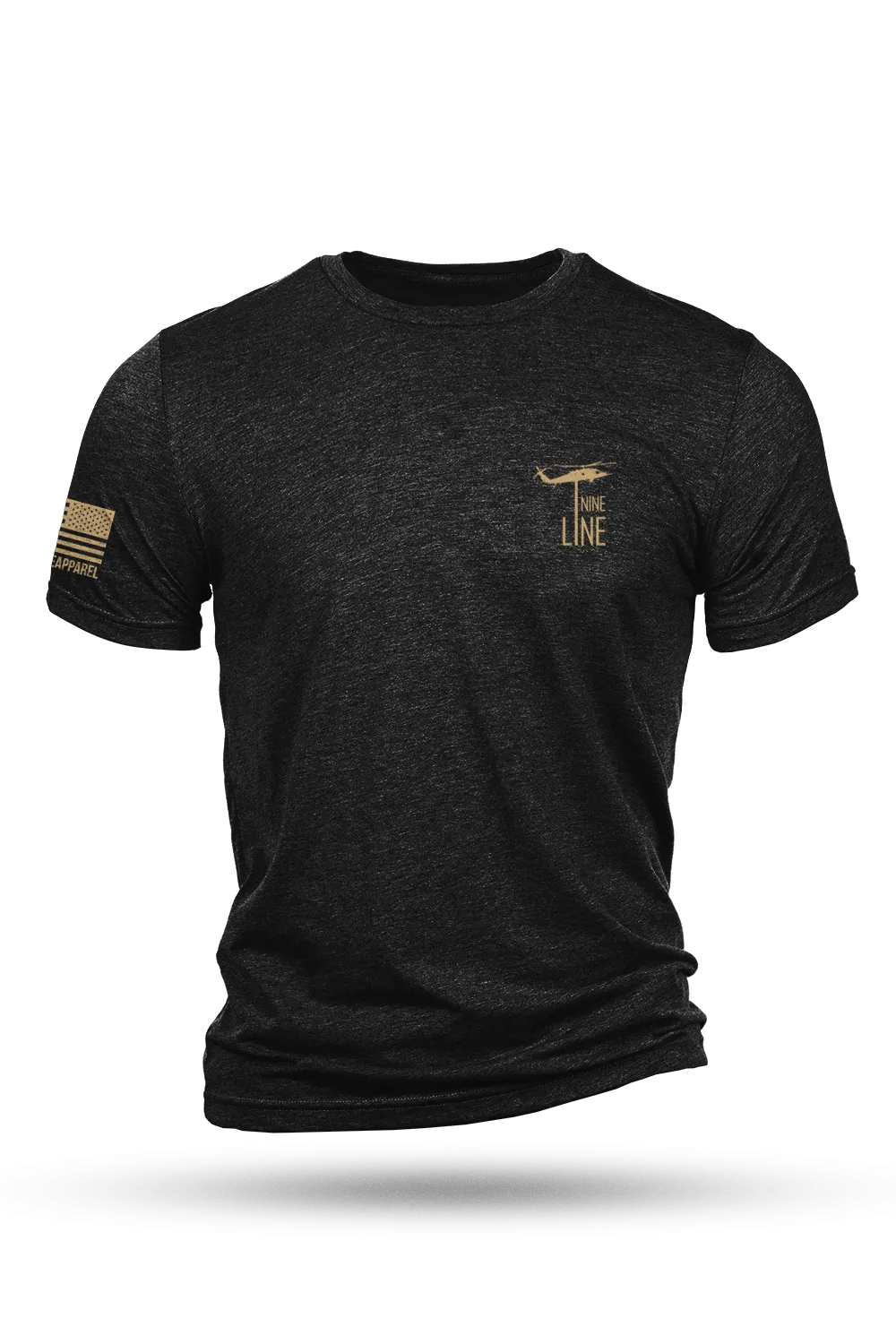 Tan Dropline Logo - T-Shirt