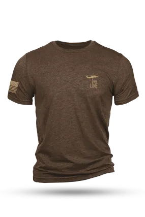 Tan Dropline Logo - T-Shirt