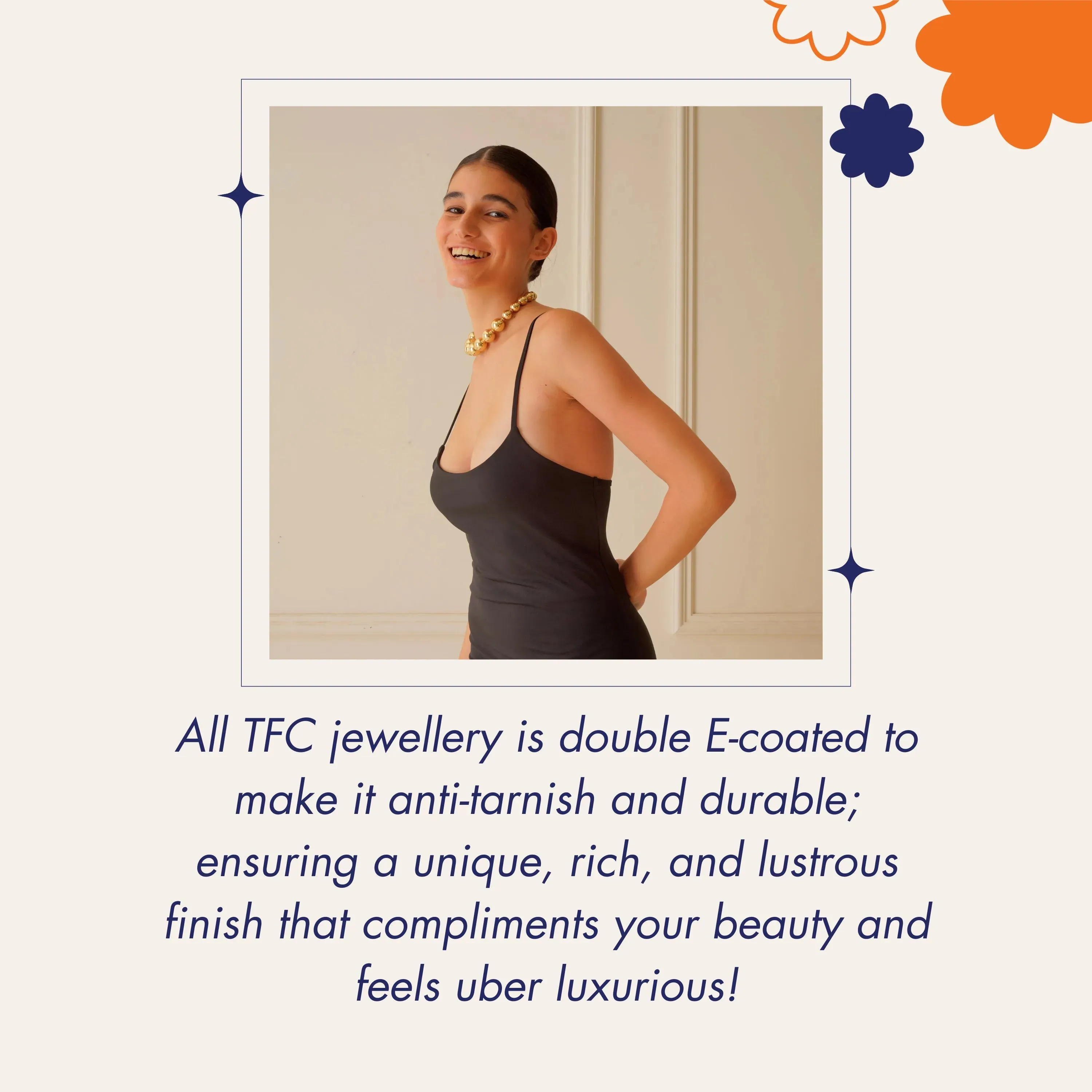 TFC Squared Honey Gold Plated Hoop Earrings