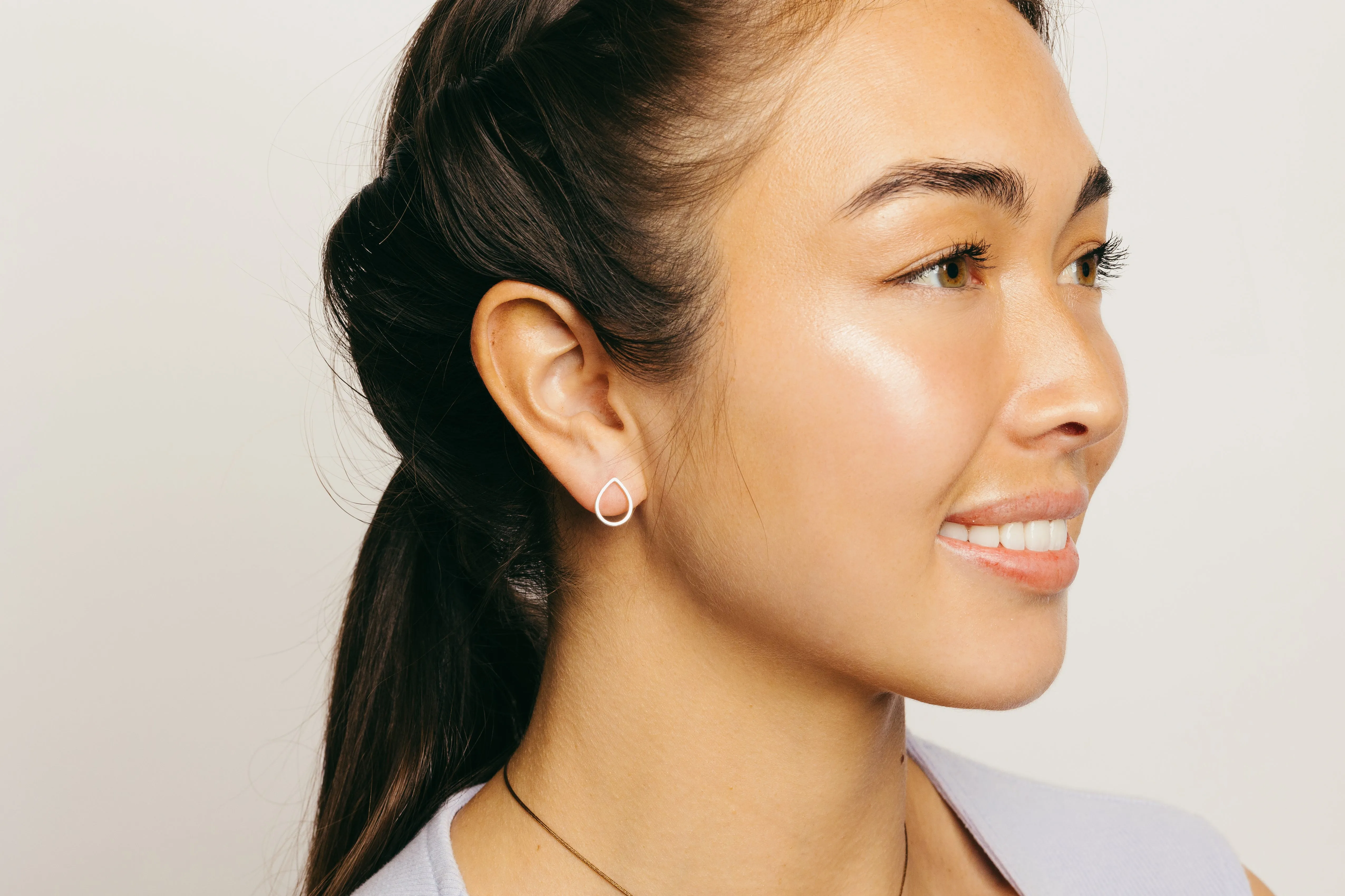 Tiny Charm Post Earrings - Ronja