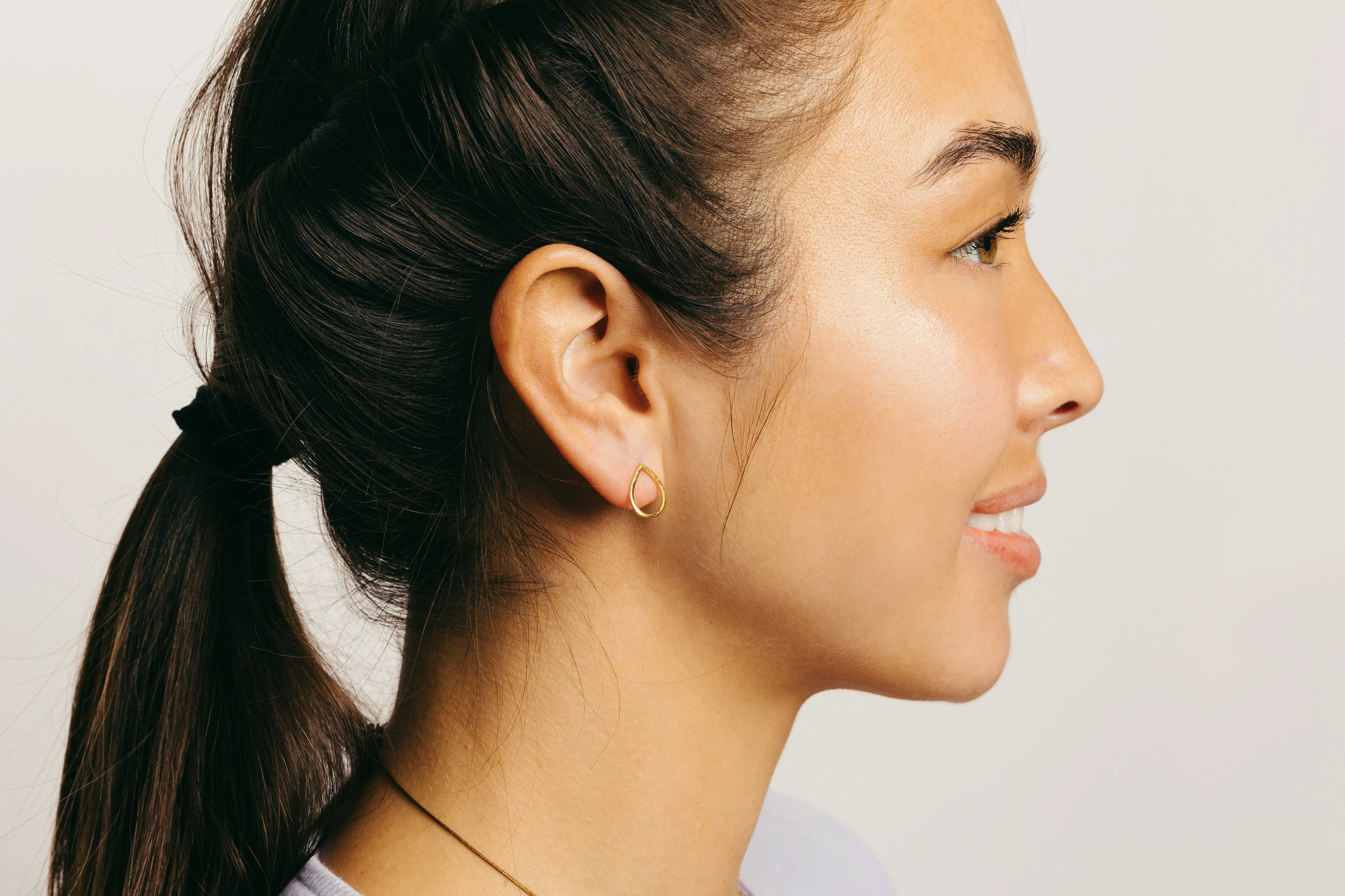 Tiny Charm Post Earrings - Ronja