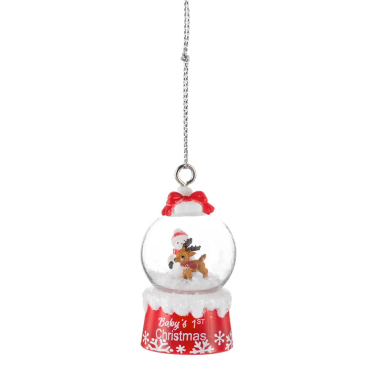 'Tis the Season Mini Snowglobe Personalized Name Ornament Blank DIY, Family and Holiday Greetings