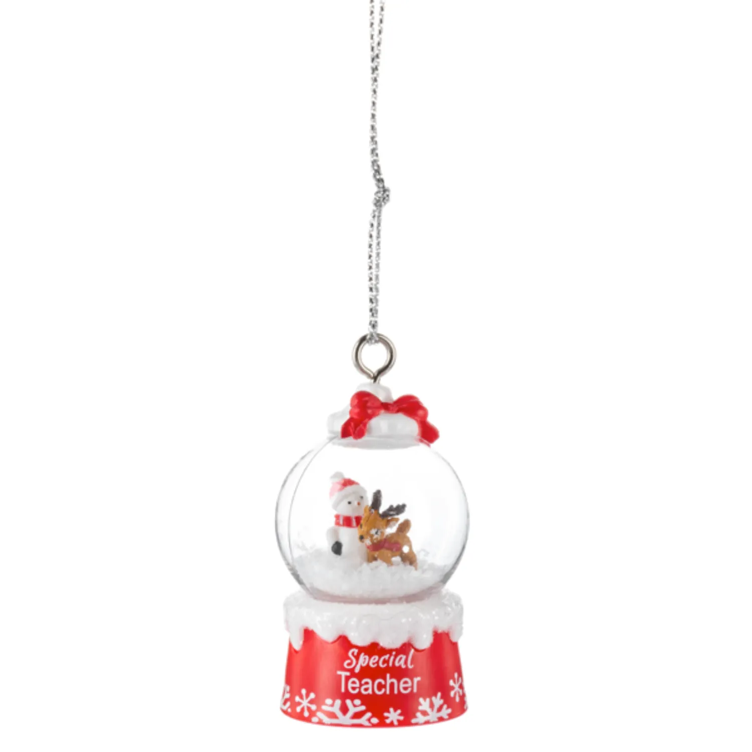 'Tis the Season Mini Snowglobe Personalized Name Ornament Blank DIY, Family and Holiday Greetings
