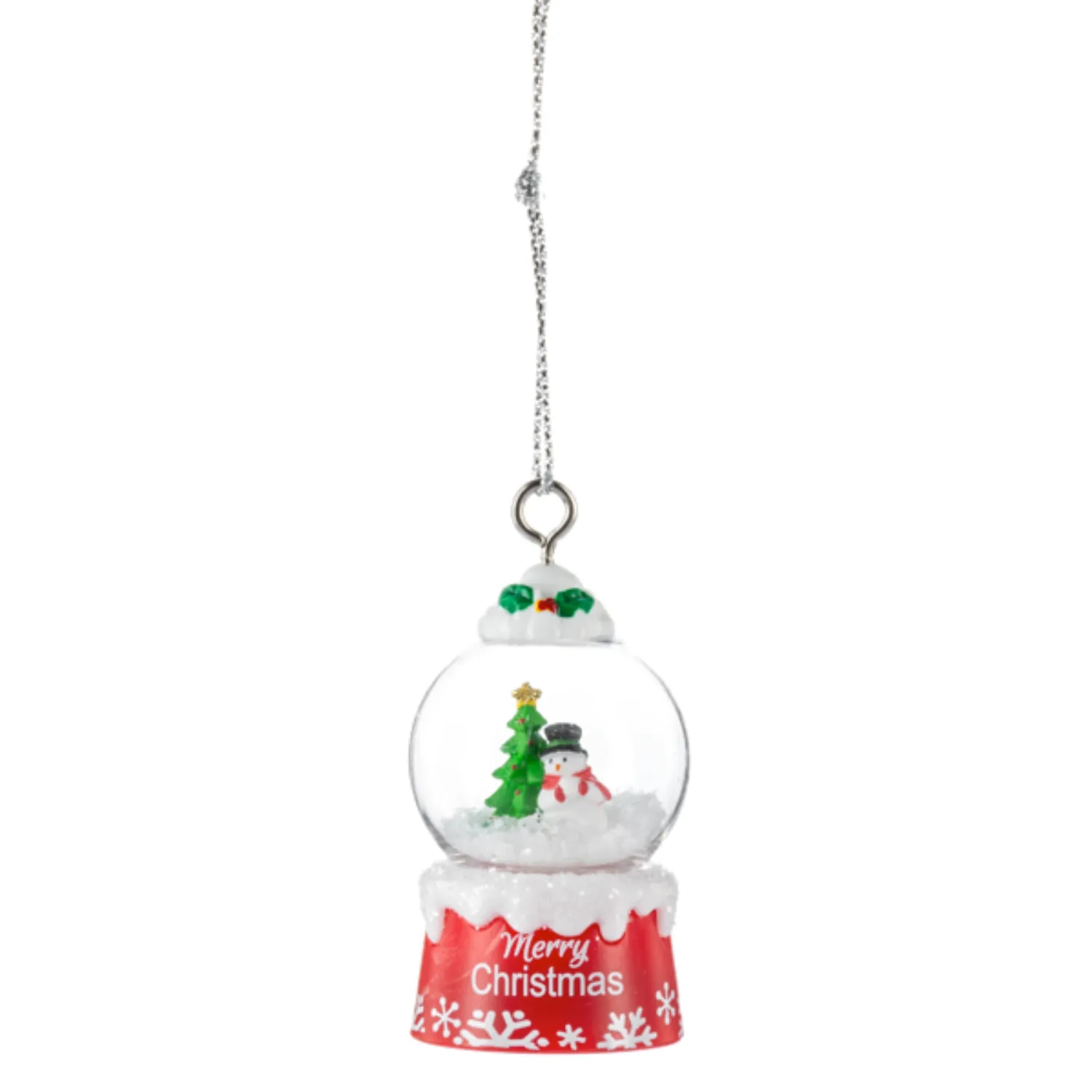 'Tis the Season Mini Snowglobe Personalized Name Ornament Blank DIY, Family and Holiday Greetings