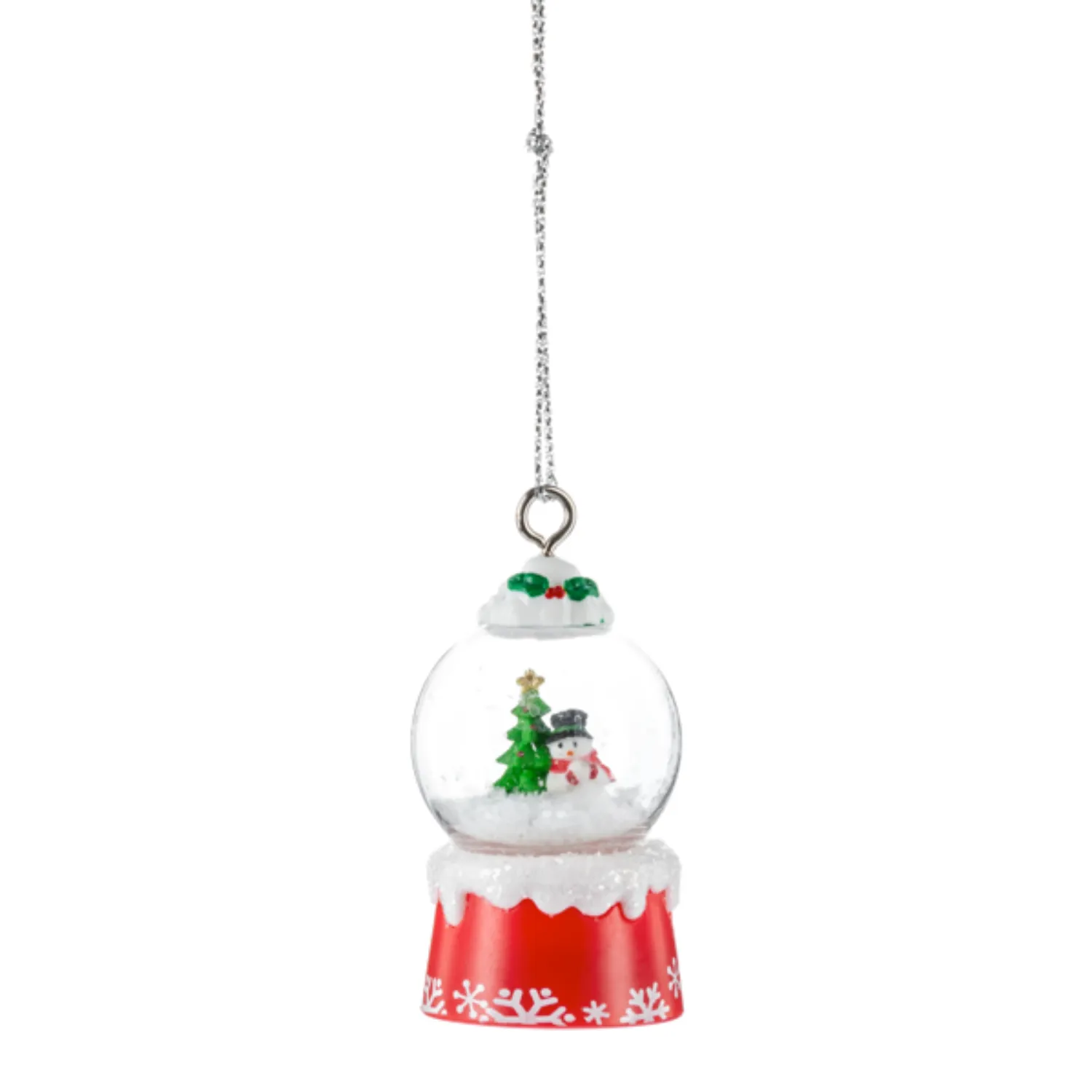 'Tis the Season Mini Snowglobe Personalized Name Ornament Blank DIY, Family and Holiday Greetings
