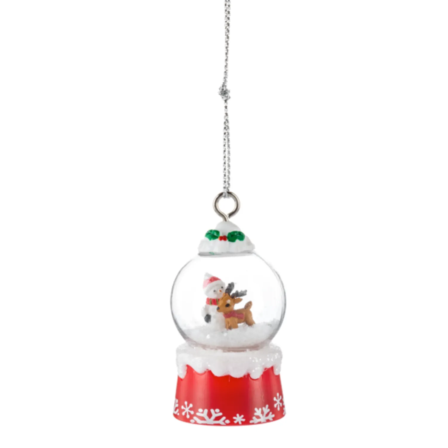 'Tis the Season Mini Snowglobe Personalized Name Ornament Blank DIY, Family and Holiday Greetings