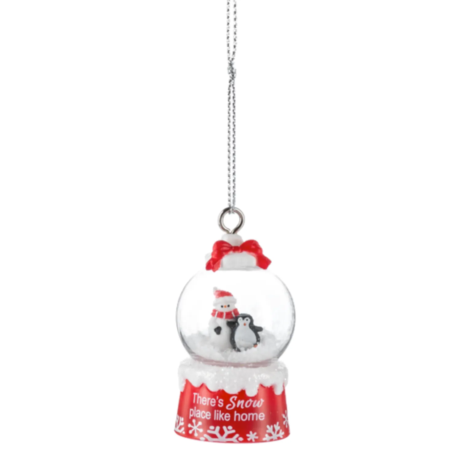 'Tis the Season Mini Snowglobe Personalized Name Ornament Blank DIY, Family and Holiday Greetings