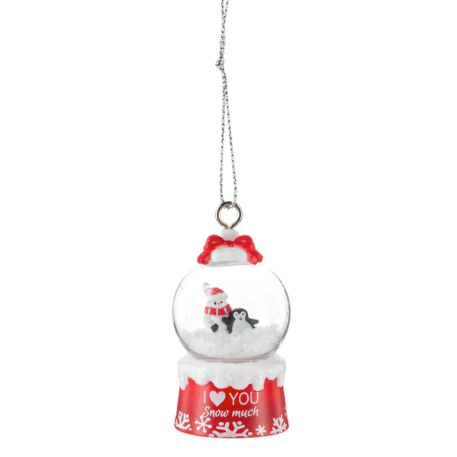 'Tis the Season Mini Snowglobe Personalized Name Ornament Blank DIY, Family and Holiday Greetings
