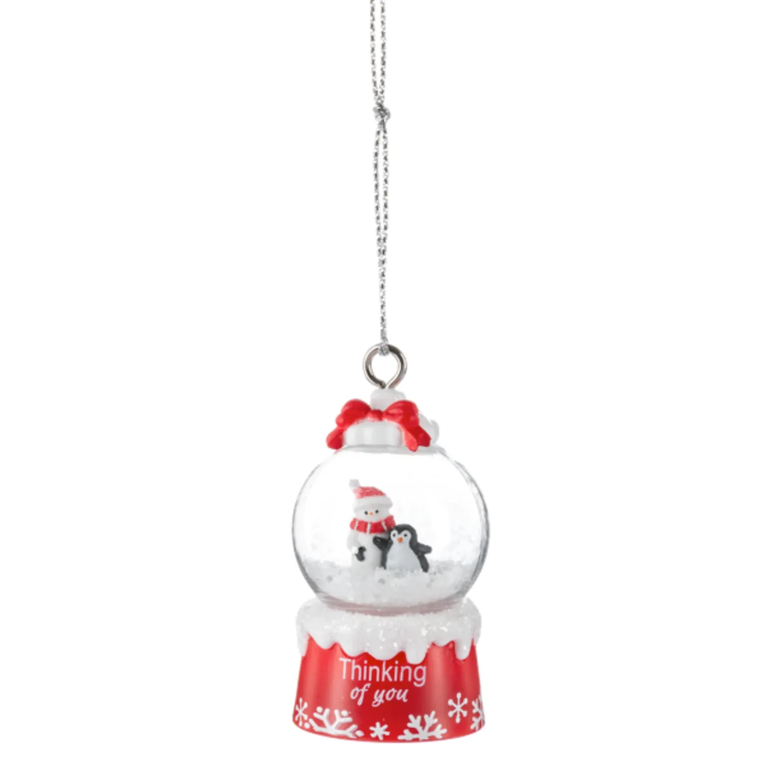'Tis the Season Mini Snowglobe Personalized Name Ornament Blank DIY, Family and Holiday Greetings