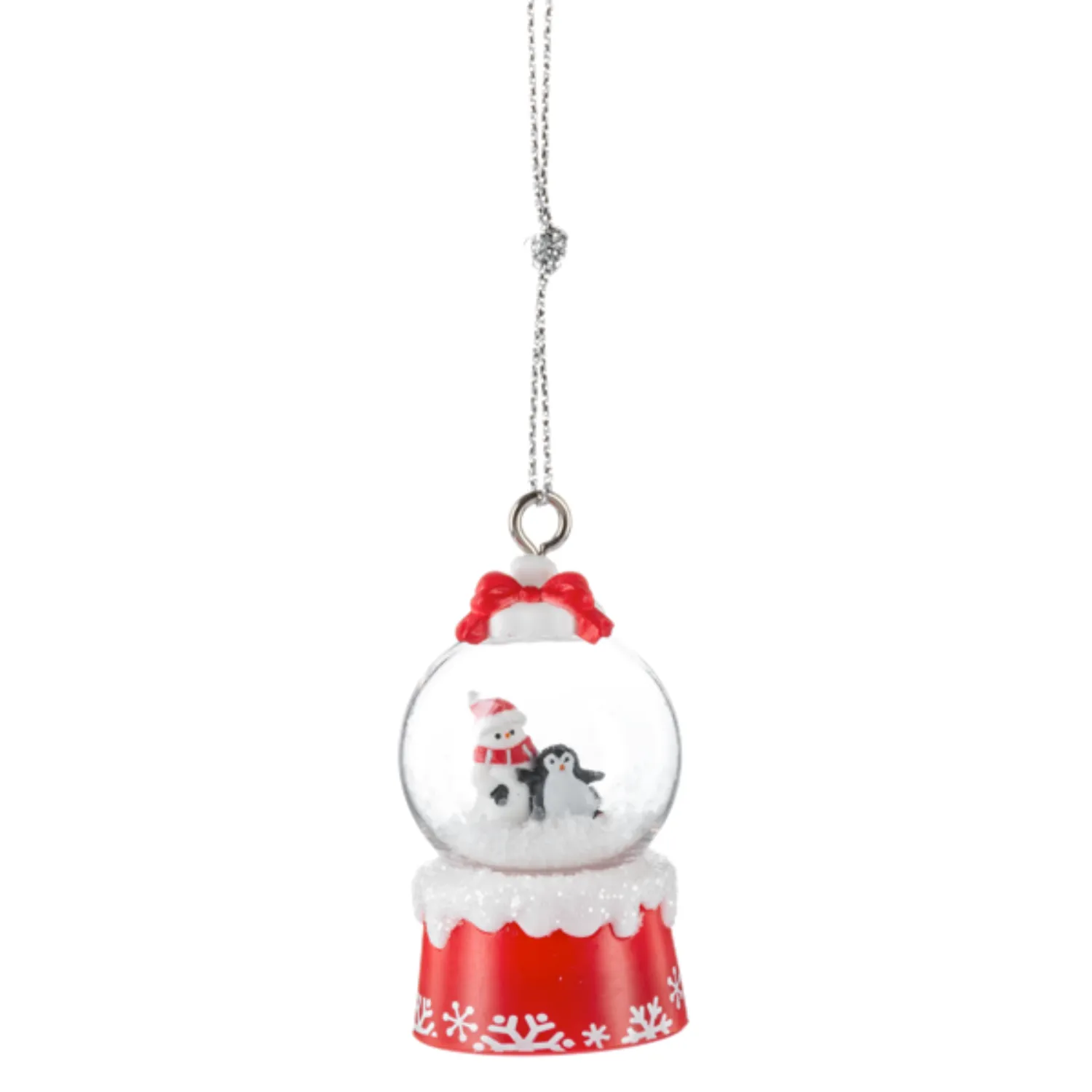 'Tis the Season Mini Snowglobe Personalized Name Ornament Blank DIY, Family and Holiday Greetings