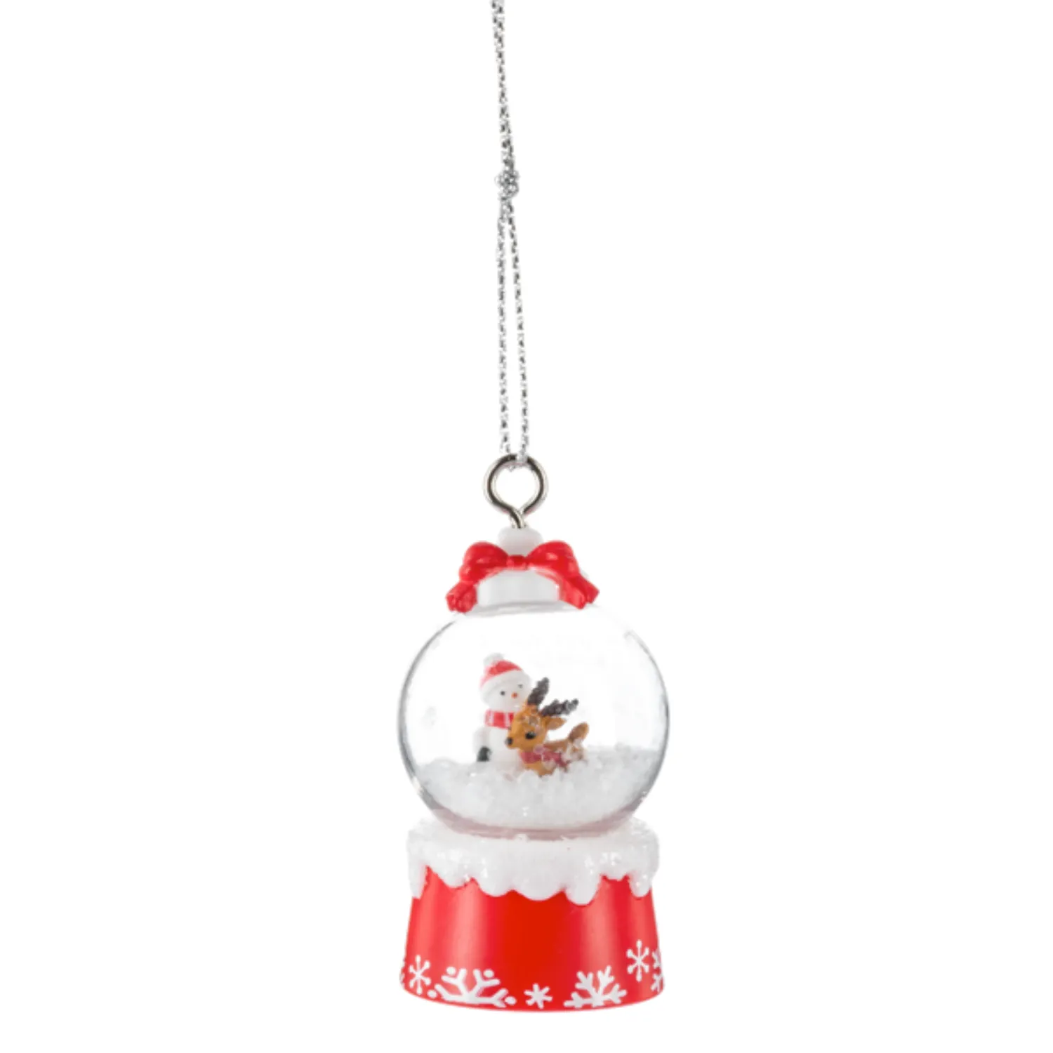 'Tis the Season Mini Snowglobe Personalized Name Ornament Blank DIY, Family and Holiday Greetings
