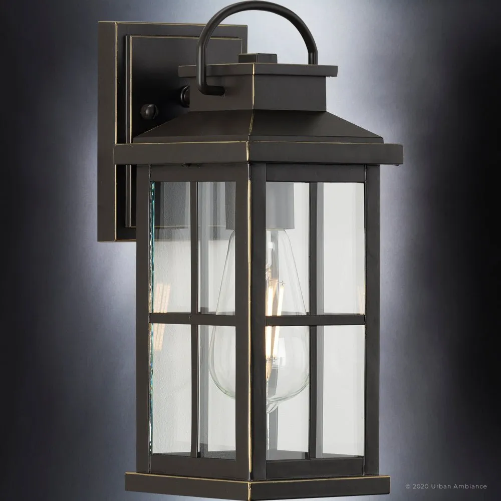 UHP1290 Transitional Outdoor Wall Sconce 12''H x 5''W, Olde Bronze Finish, Anaheim Collection
