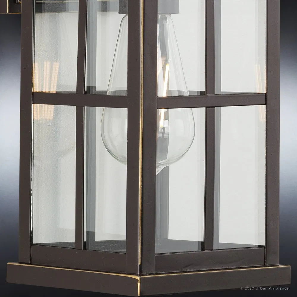 UHP1291 Transitional Outdoor Wall Sconce 14.25''H x 6''W, Olde Bronze Finish, Anaheim Collection