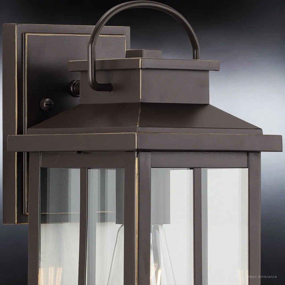UHP1291 Transitional Outdoor Wall Sconce 14.25''H x 6''W, Olde Bronze Finish, Anaheim Collection