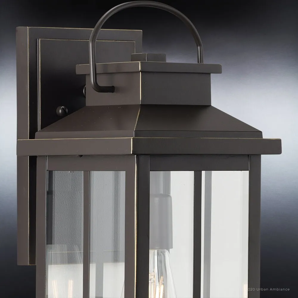 UHP1292 Transitional Outdoor Wall Sconce 18''H x 7''W, Olde Bronze Finish, Anaheim Collection