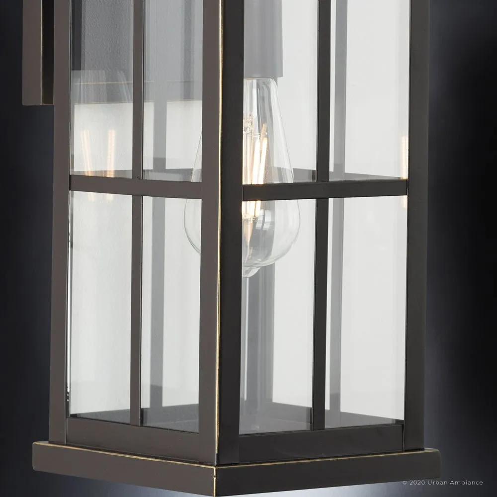 UHP1292 Transitional Outdoor Wall Sconce 18''H x 7''W, Olde Bronze Finish, Anaheim Collection