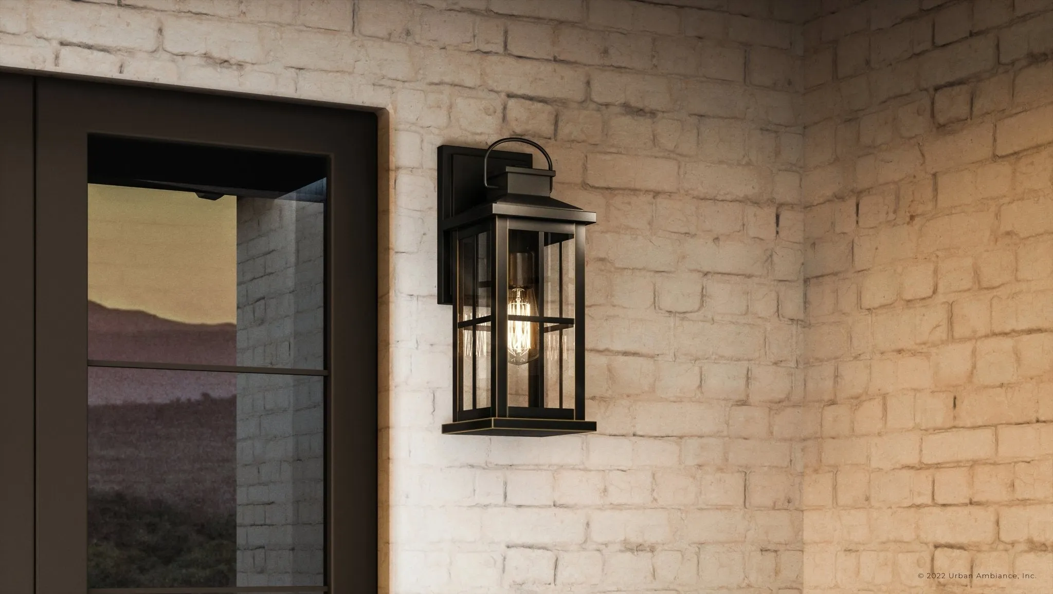 UHP1292 Transitional Outdoor Wall Sconce 18''H x 7''W, Olde Bronze Finish, Anaheim Collection