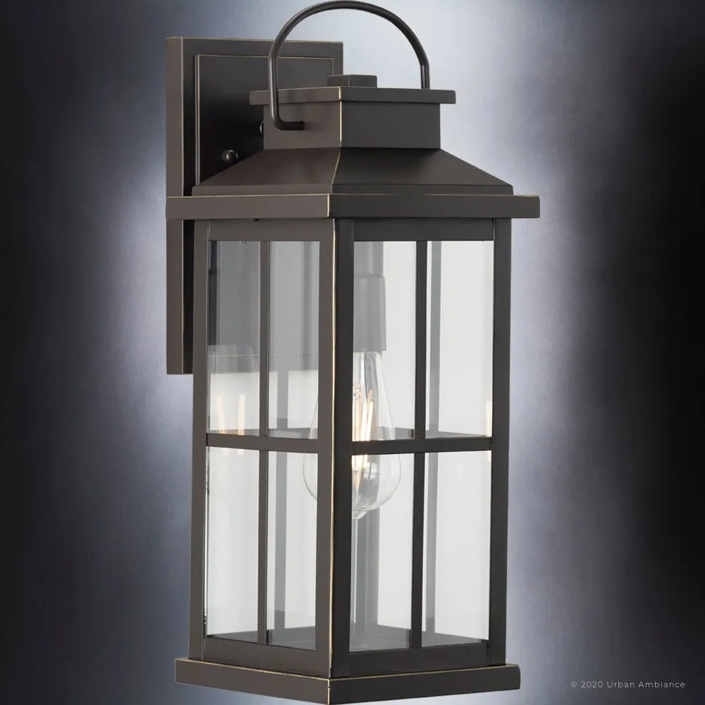 UHP1292 Transitional Outdoor Wall Sconce 18''H x 7''W, Olde Bronze Finish, Anaheim Collection